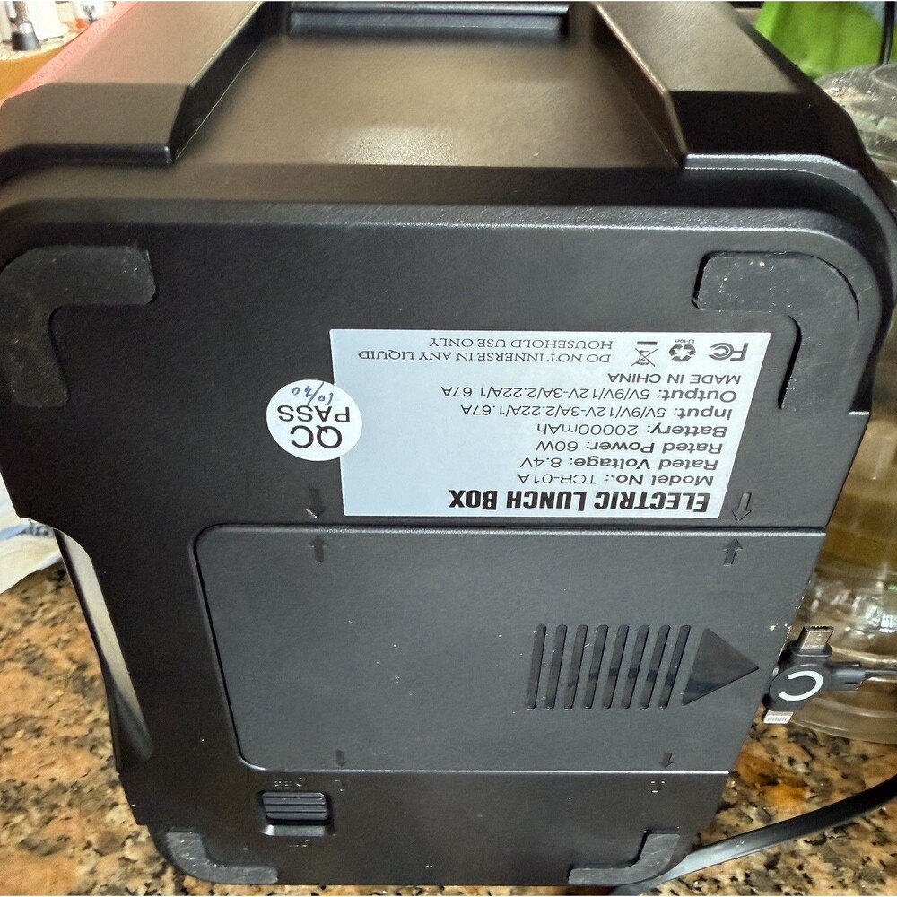 Portable Electric Heated Lunch Box 1.2L Stainless Steel Food Warmer - Picture 13 of 16